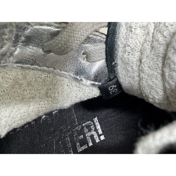 P448 Women's Queens Glitter Mid-Top Sneakers Size 39 EU 8.5 US - Picture 13 of 14